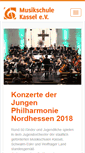 Mobile Screenshot of musikschule-kassel.com